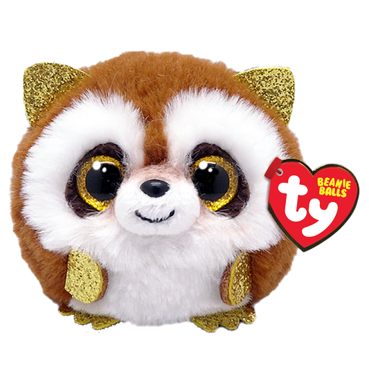 TY Pickpocket Raccoon Beanie Ball