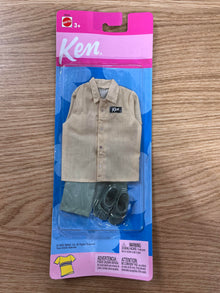 Ken Vintage Fashoion Tan Shirt & Green Shorts