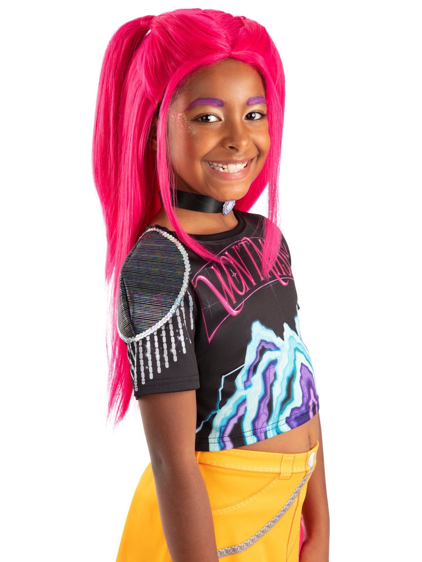 KPop Mira Wig Pink Children's size