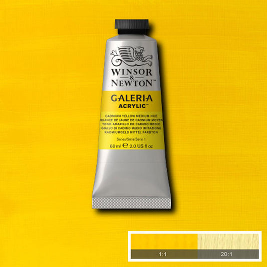 Winsor & Newton Galeria Acrylic 60ml Cadmium Yellow Medium