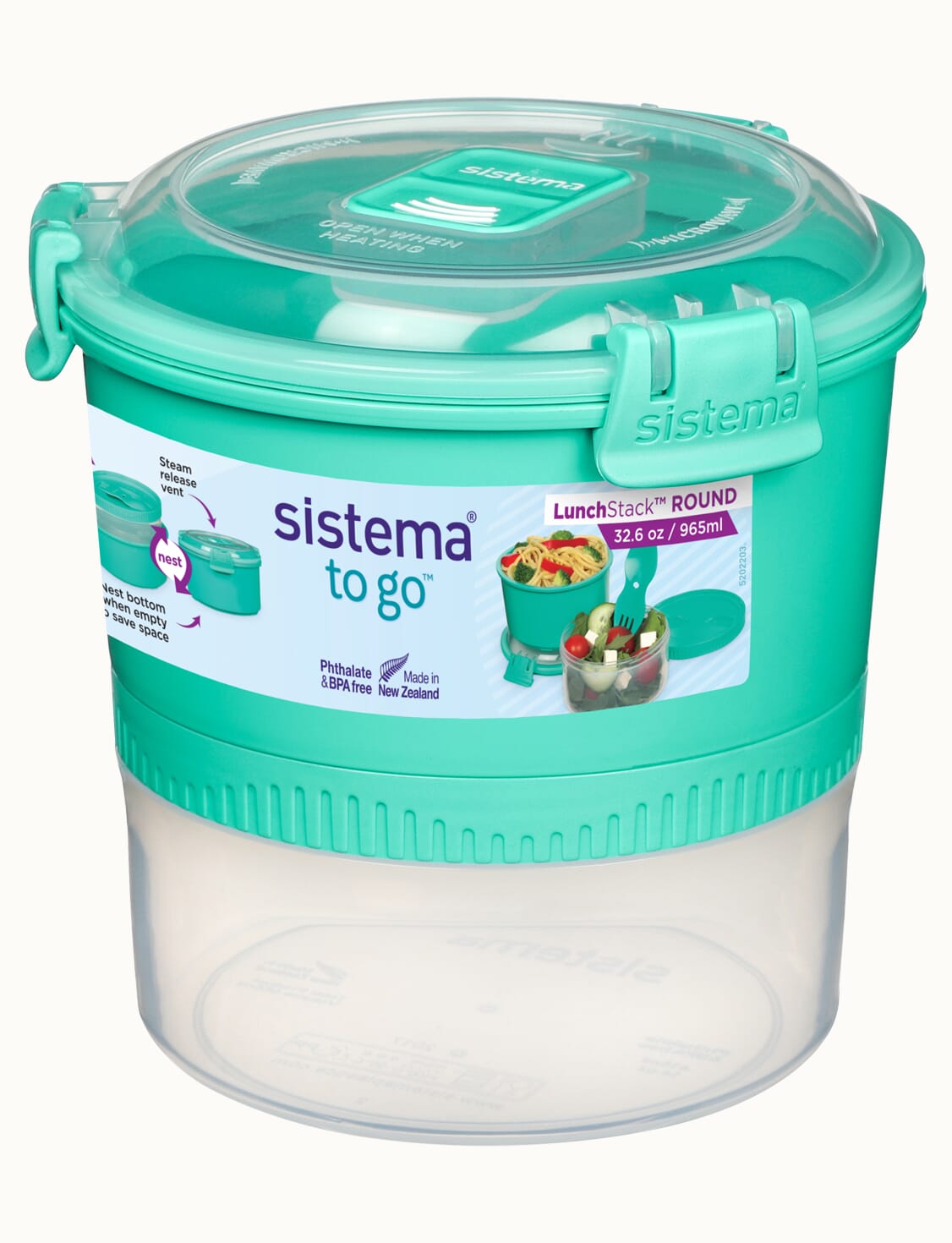 Sistema Lunchbox Lunch Stack To Go 965ml