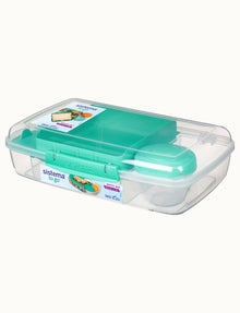 Sistema 1.76L Bento Box To Go Teal