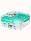 Sistema 1.25L Bento Cube To Go Teal