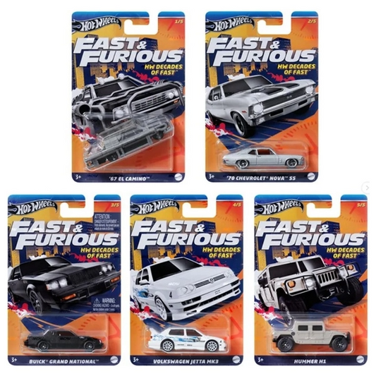 Hot Wheels Fast & Furious Assorted