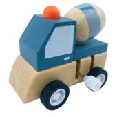 Wooden Clockwork Construction Vehicle