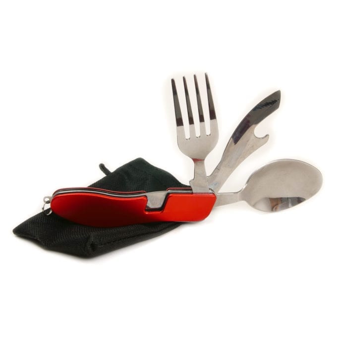 CAMPING KNIFE FORK & SPOON SET