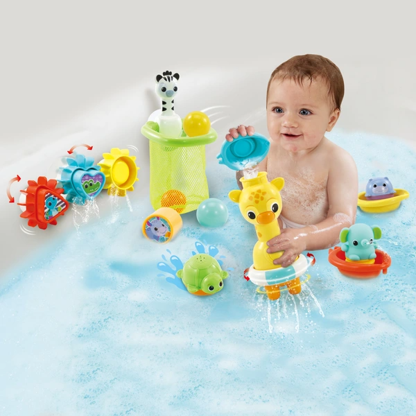 VTech 6-in-1 Bathtime Animal Buddies Bath Set