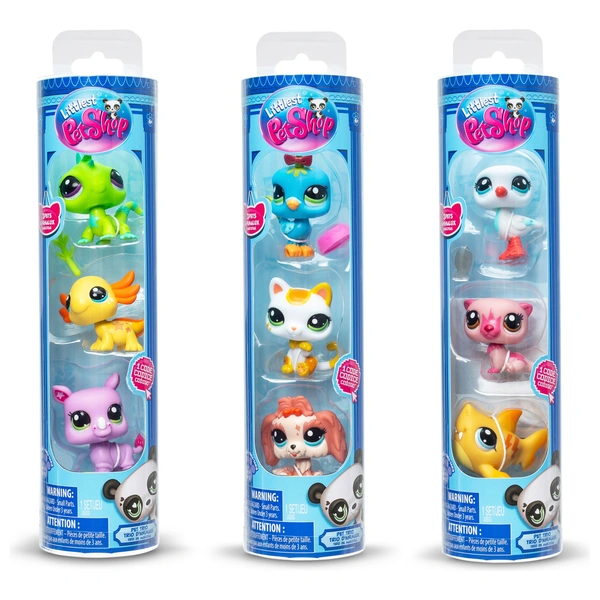 Littlest Pet Shop Trio Tube