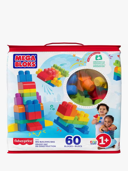 Mega Bloks 60 Piece Building Bag