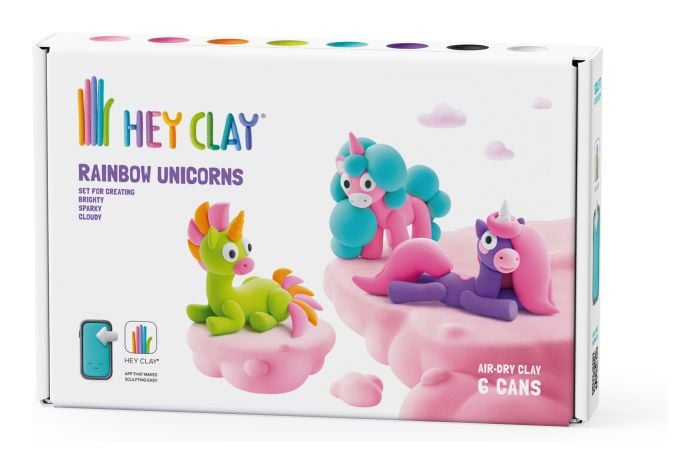 Hey Clay 6 Can Unicorn Set