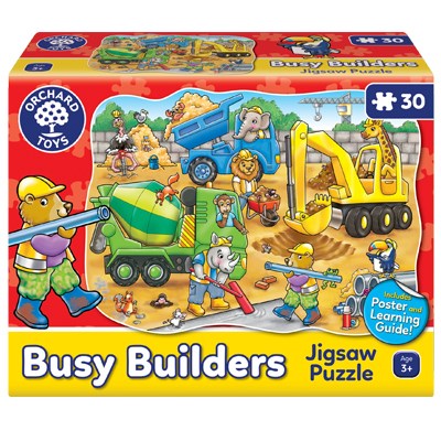 Orchard Busy Builders 30 Piece Jigsaw Puzzle