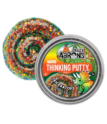 Crazy Aarons Thinking Putty Mini Tin Tricerat