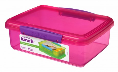 Sistema Lunchbox 2 Litre Pink