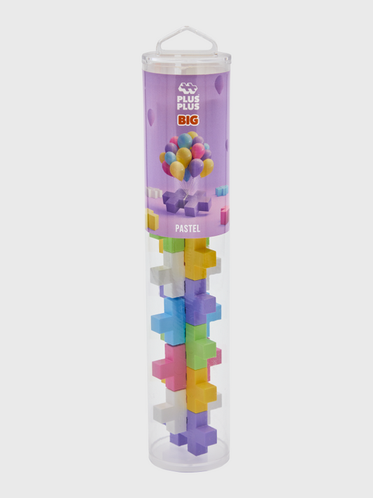 Plus Plus Big Pastel 15 Piece Tube