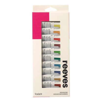 Reeves 12 Fine Gouache Hang Pack