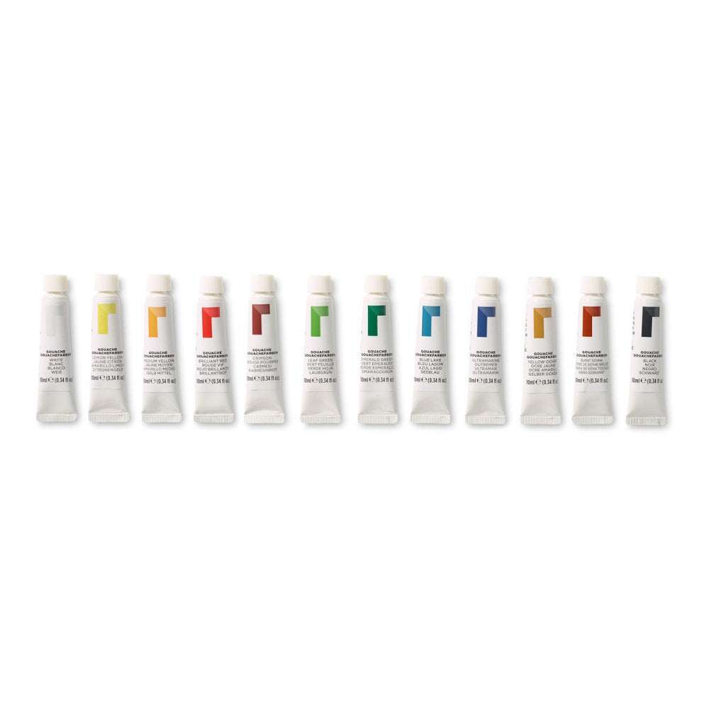 Reeves 12 Fine Gouache Hang Pack