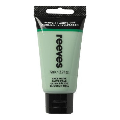 Reeves Acrylic 75ml Pale Olive