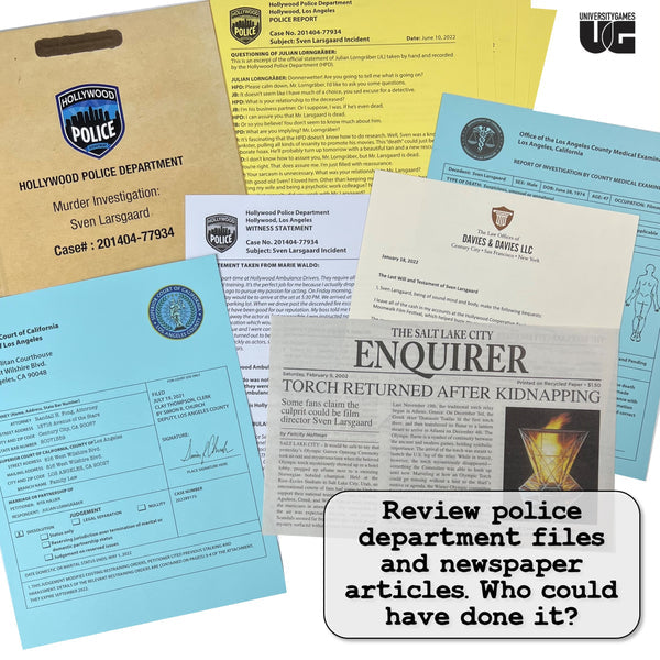 Murder Mystery Case Files Murder Noir