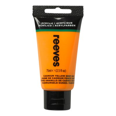 Reeves Acrylic 75Ml Cadmium Yellow Deep