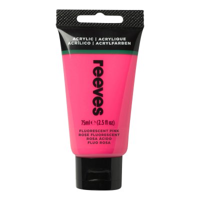 Reeves Acrylic 75Ml Fluorescent Pink