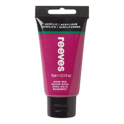 Reeves Acrylic 75ml Rose Red