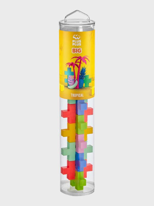 Plus Plus Big Tropical 15 Piece Tube