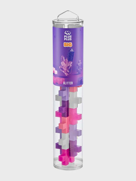 Plus Plus Big Glitter 15 Piece Tube