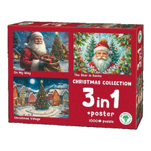 3 in 1 1000 Piece Christmas Jigsaw Puzzle