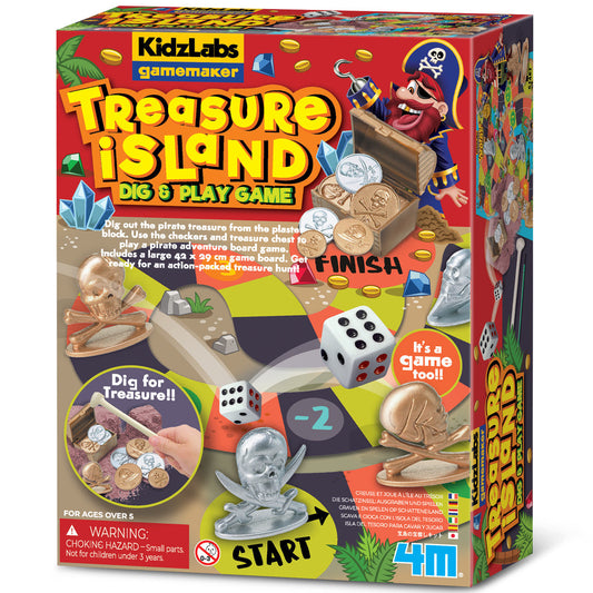 Kidzlabs Treasure Island Dig & Play Game