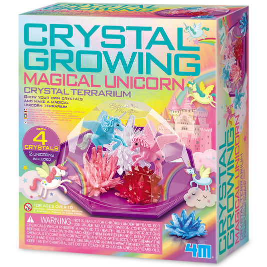 Crystal Growing Unicorn Terrarium