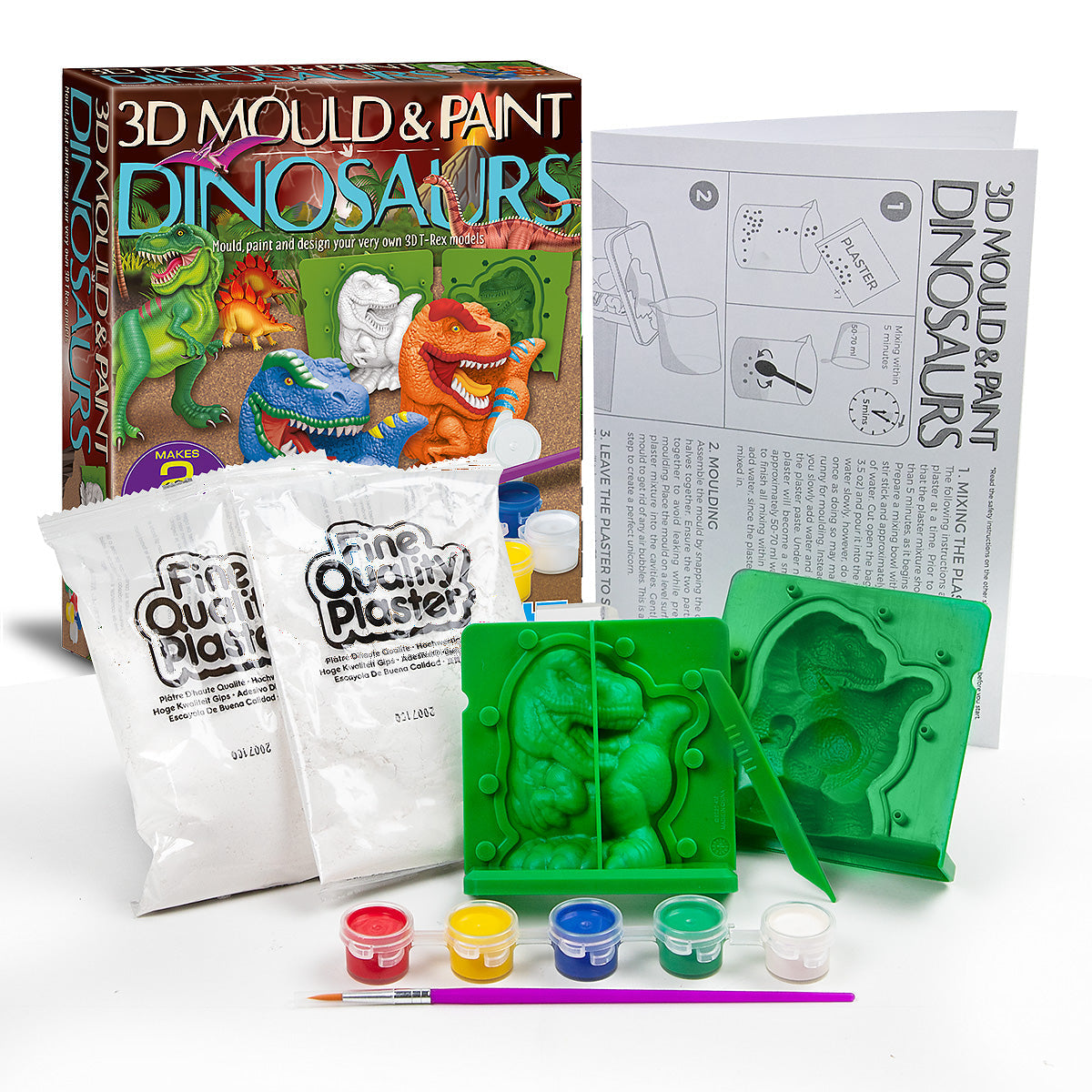 Mould & Paint 3D Dinosaurs – Hopkins Of Wicklow