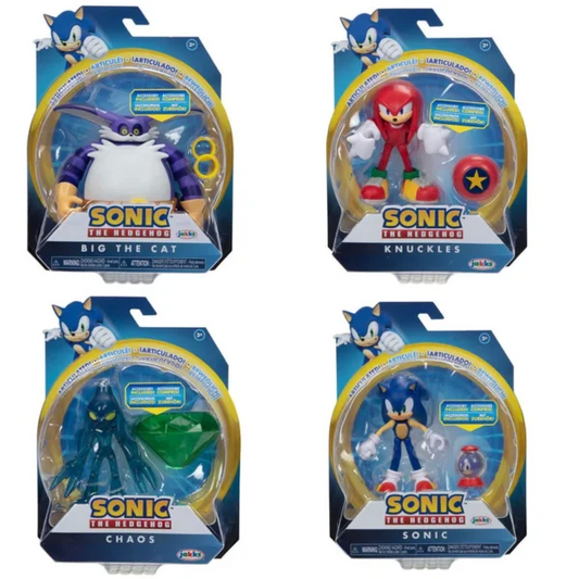 Sonic 4" Articulated Figure & Accessory Assorted