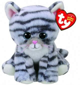 TY Millie Grey Tabby Cat Beanie Babies