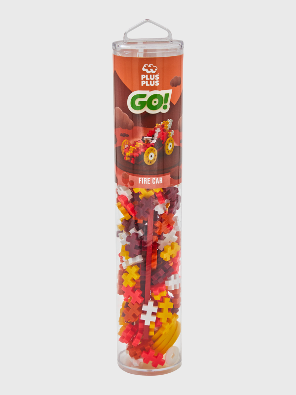 Plus Plus Cars Colour : Fire 200 Piece Tube