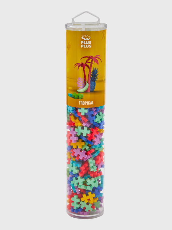 Plus Plus Tropical Mix 240 Piece Tube