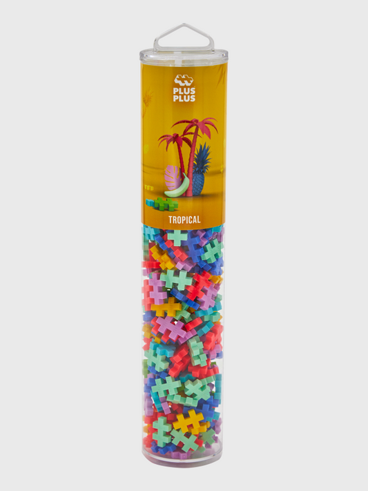 Plus Plus Tropical Mix 240 Piece Tube