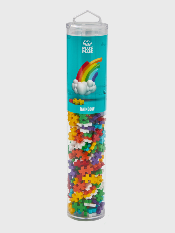 Plus Plus Rainbow Mix 240 Piece Tube