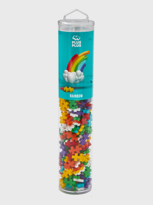 Plus Plus Rainbow Mix 240 Piece Tube