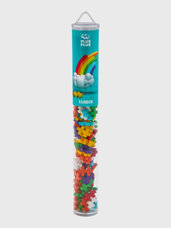 Plus Plus Rainbow 100 Piece Tube