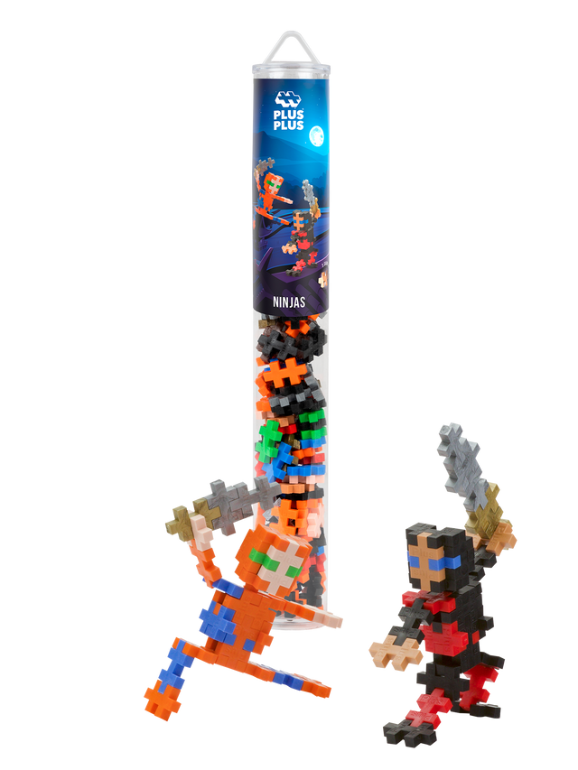 Plus Plus Ninjas 100 Piece Tube