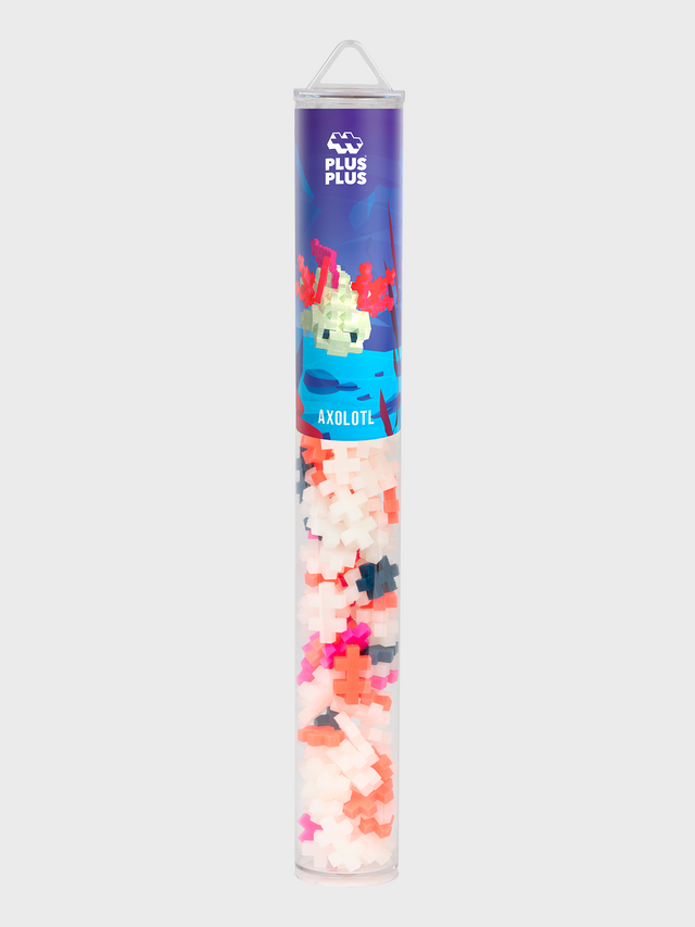 Plus Plus Axolotl 100 Piece Tube