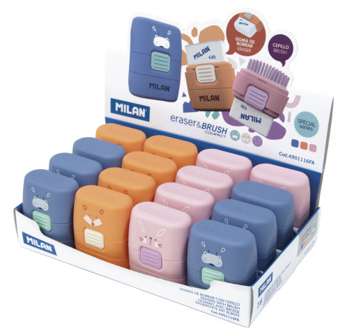 Milan Compact Eraser & Brush