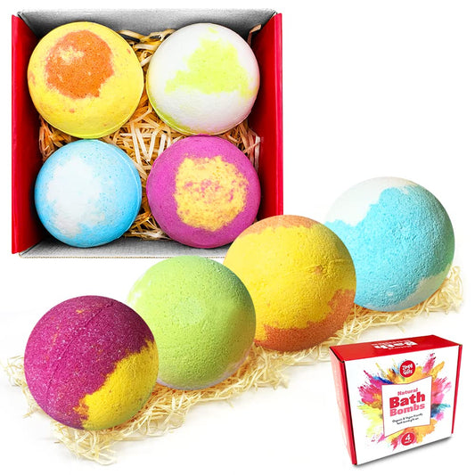 Round Bath Bombs 4 Pk 60g Gift Set