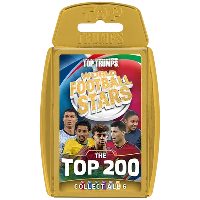 Top Trumps World Football Stars Top 200 Pack 6