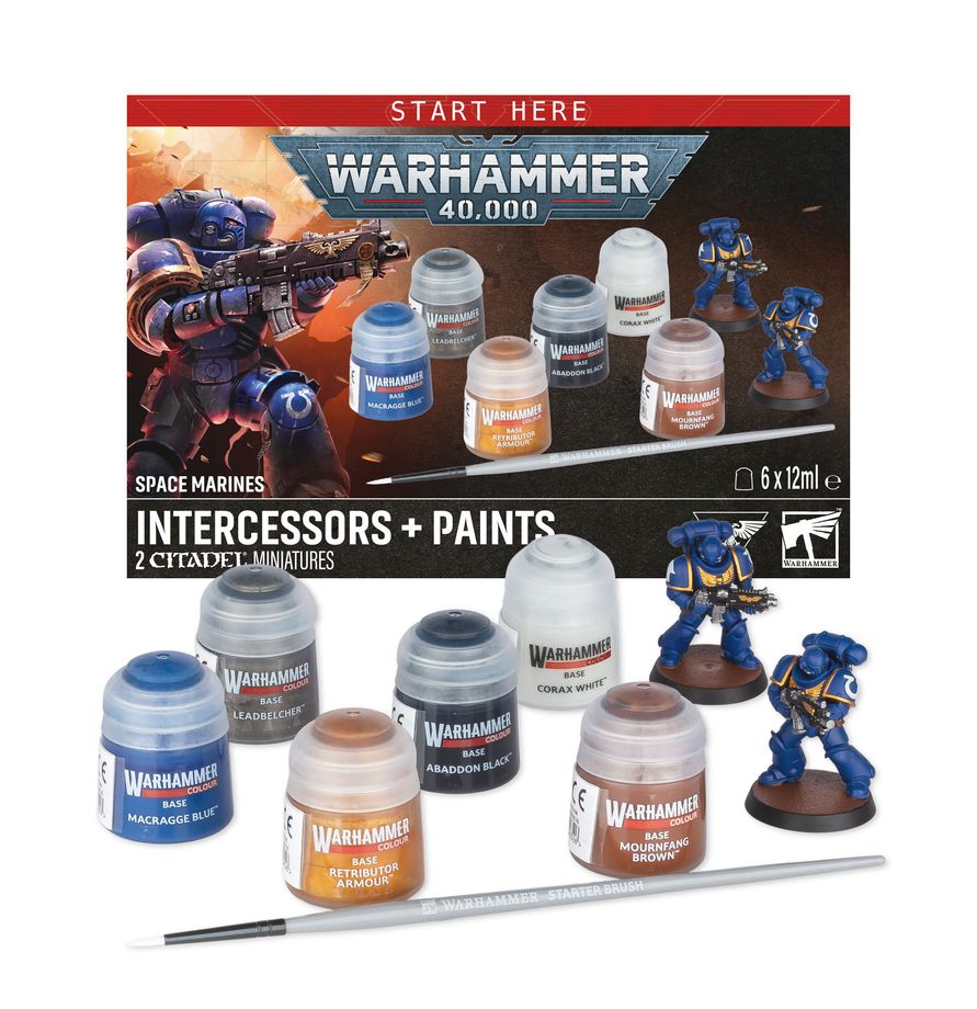 Warhammer 2 intercessors S/M 6 Paints