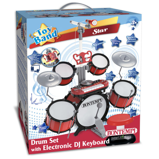 Bontempi Drum Set - 7 Piece Set