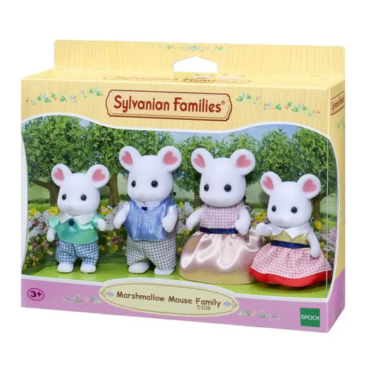 Sylvanian Families Marshmallow Mouse Family