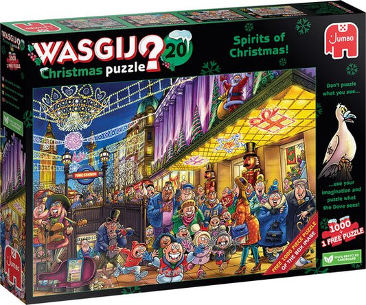 Wasgij Christmas Puzzle 2 x 1000 Piece Jigsaw Puzzle