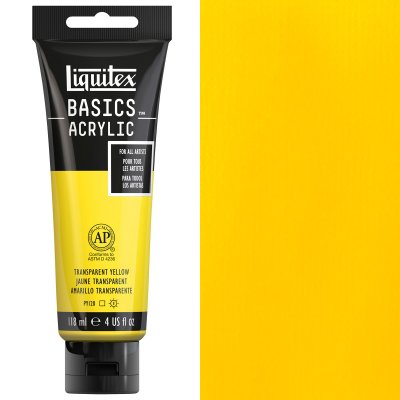 Liquitex Basics Acrylic 118ml Transparent Yellow