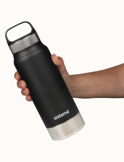 Sistema 650ml Stainless Steel Water Bottle